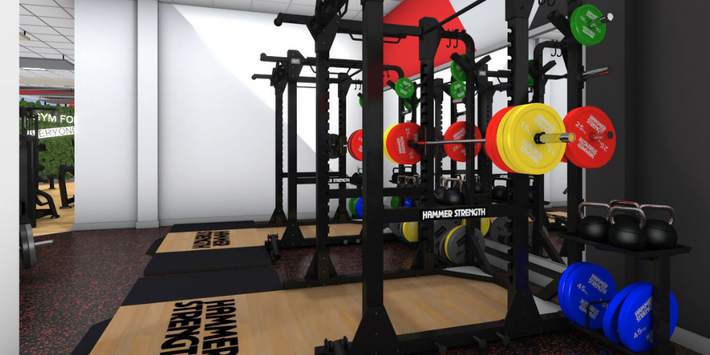 Squat racks for the new gym