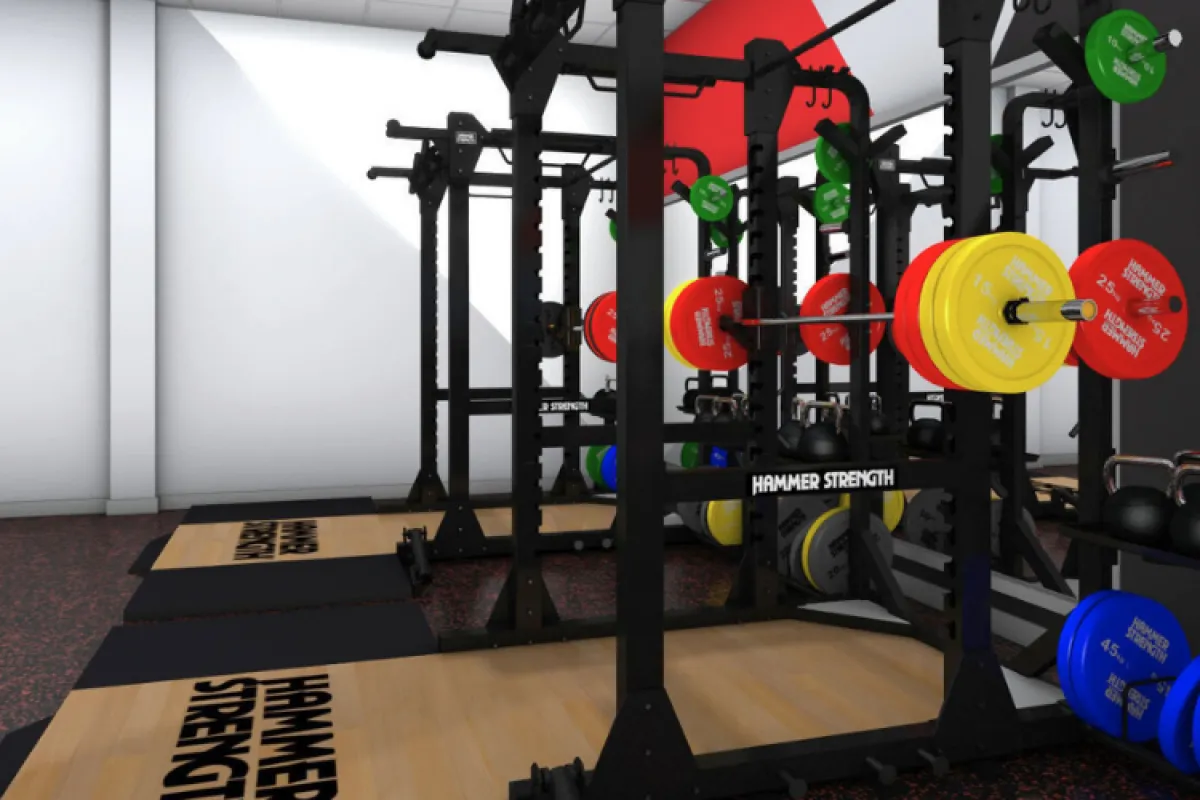 Squat racks for the new gym