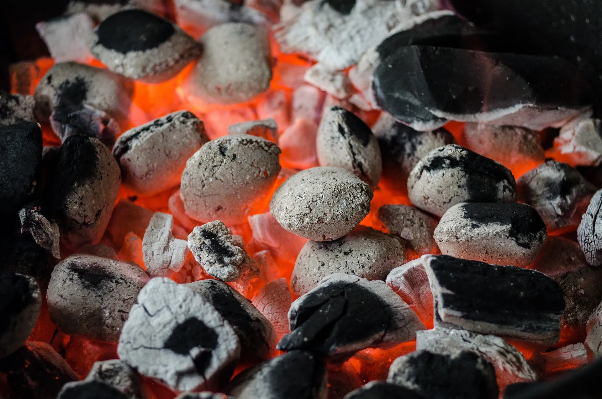 Coal in a brazier