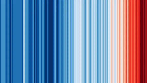 Series of vertical lines from dark blue to dark red